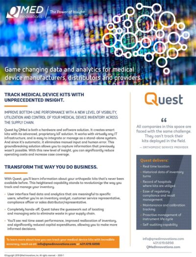 Quest - QMed Innovations, Inc.